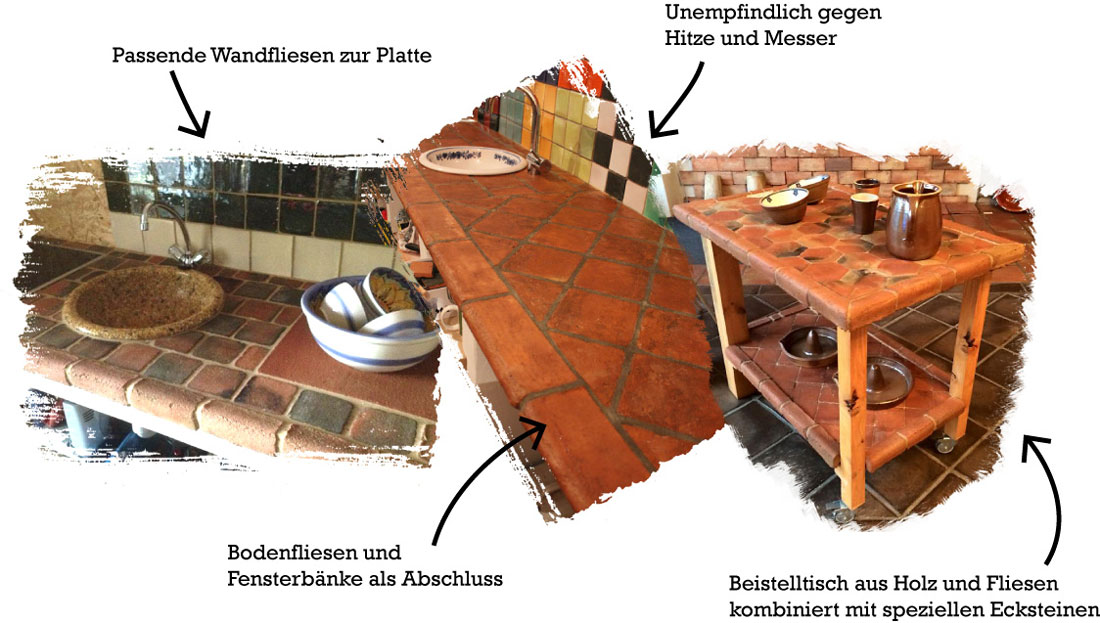 Fliesen - Ideen für Bad + Küche | handgeformt