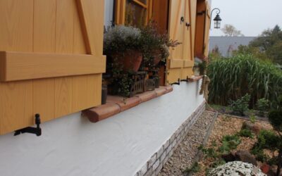 Fensterbank Landhaus