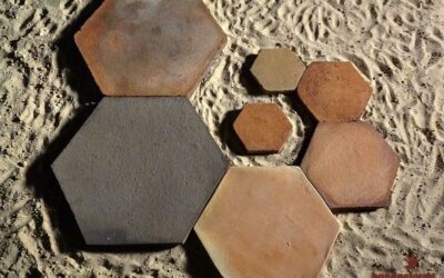 Sechseckige Fliesen in allen Formaten