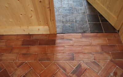 Terracotta Fliesen Handstrichziegel Flur, Ziegelsteine