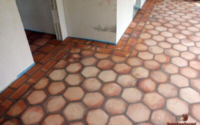 Sechseck Fliesen handgeformt