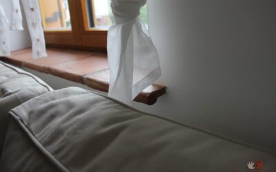 Terracottafliesen Fensterbank Wohnbereich