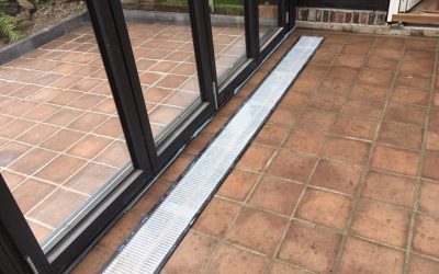 Terrasse Ziegelfliesen