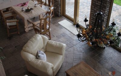 antike Fliesen schwarz