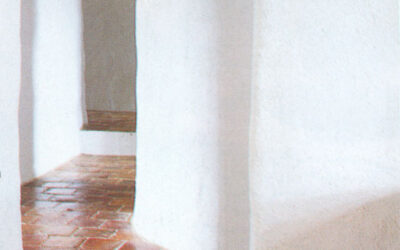 antike Fliesen rot rustikal flur