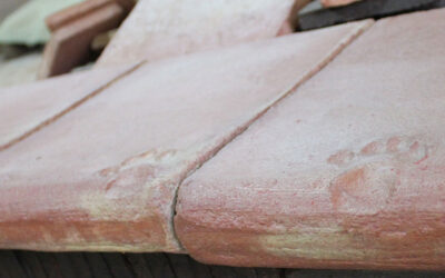 Landhaus Terracotta Treppen Bodenplatte, Bodenfliesen