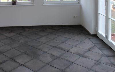 Bodenfliesen matt schwarz