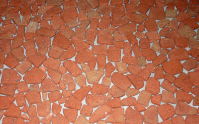 Bodenfliesen Mosaik, Knopfmosaik