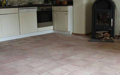 Bodenplatten Terracotta