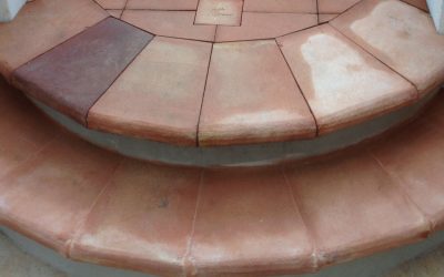 Bodenziegel Treppenstufe