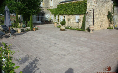 Terrassenfliesen dunkel