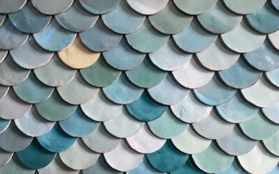 Fischschuppen-Fliesen