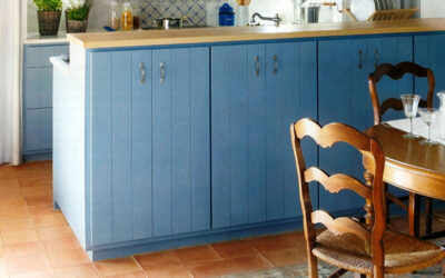 spanische Terracotta-Boden-Fliesen in Küche