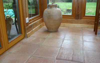 spanische Fliesen im Wintergarten