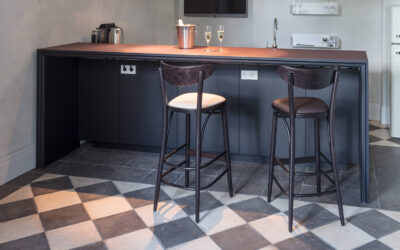 Küchenfliesen Schachbrett