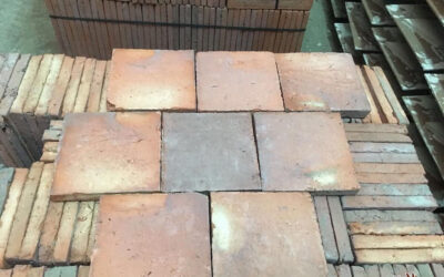 antike Terracotta-Fliesen