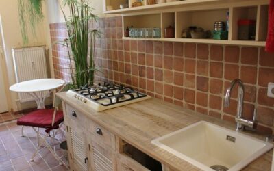 rustikale Fliesen Küchenrückwand