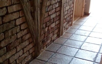 Terracotta Fliesen Fachwerkhaus Flur