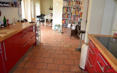 Terracotta Fliesen Küche modern