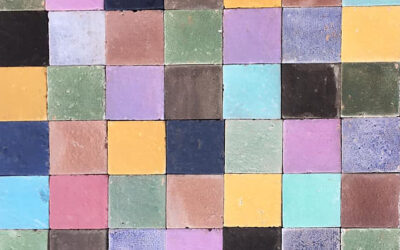 Terracottafliesen bunt