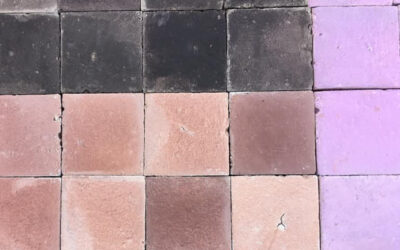 Terracottafliesen matt glasiert