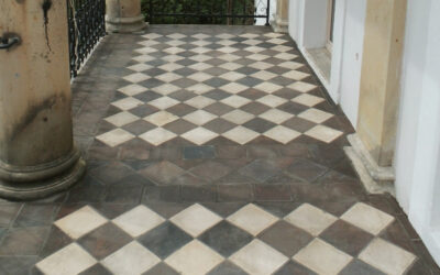 Terrasse Schachbrett