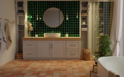 Townhouse Fliesen Badezimmer