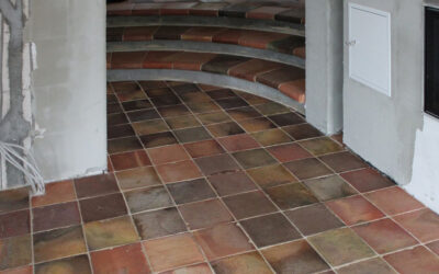 Treppenstufen Terracotta