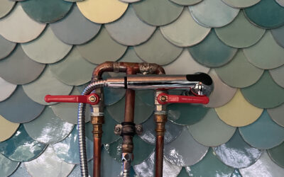 Wandfliese Fischschuppe